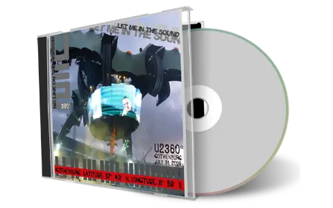 Artwork Cover of U2 2009-07-31 CD Gothenburg Audience