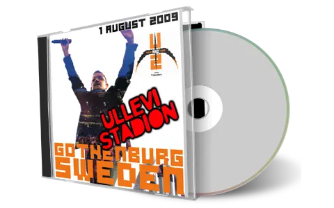 Artwork Cover of U2 2009-08-01 CD Gothenburg Audience