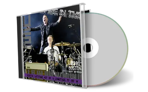 Artwork Cover of U2 2009-09-20 CD Boston Audience
