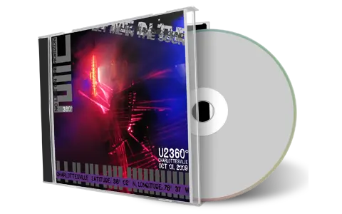 Artwork Cover of U2 2009-10-01 CD Charlottesville Audience