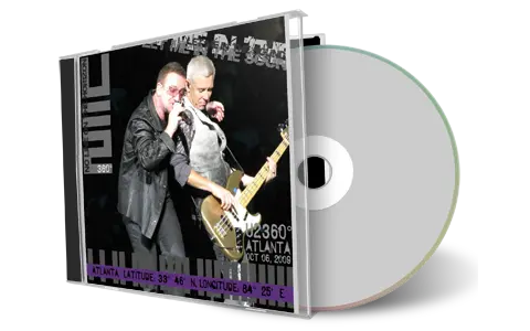 Artwork Cover of U2 2009-10-06 CD Atlanta Audience