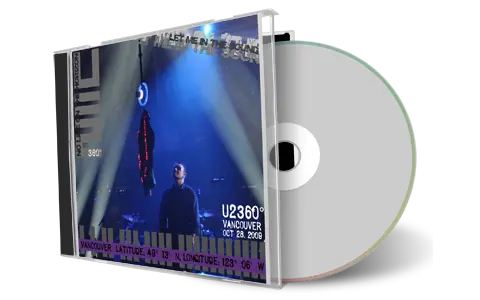 Artwork Cover of U2 2009-10-28 CD Vancouver Audience