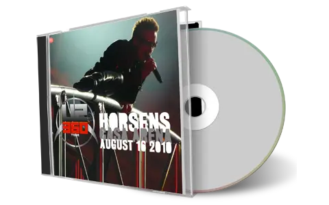 Artwork Cover of U2 2010-08-16 CD Horsens Audience