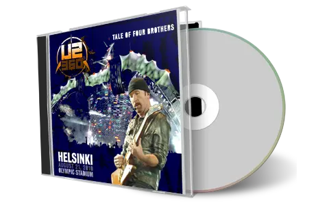 Artwork Cover of U2 2010-08-21 CD Helsinki Audience