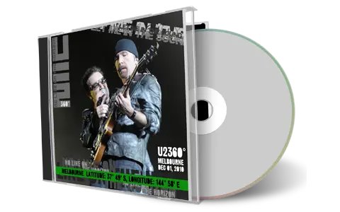 Artwork Cover of U2 2010-12-01 CD Melbourne Audience