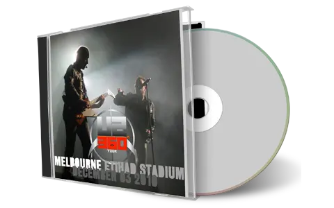 Artwork Cover of U2 2010-12-03 CD Melbourne Audience