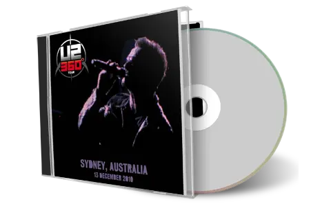 Artwork Cover of U2 2010-12-13 CD Sydney Audience