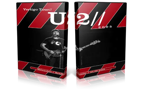 Artwork Cover of U2 2005-09-25 DVD Milwaukee Audience