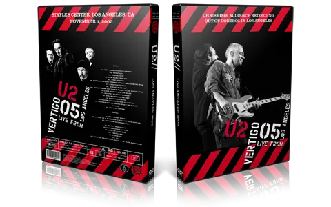 Artwork Cover of U2 2005-11-01 DVD Los Angeles Audience