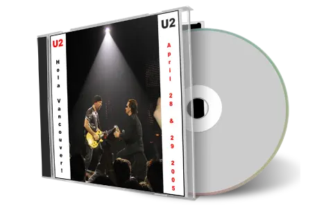 Artwork Cover of U2 Compilation CD Vancouver 2005 Soundboard