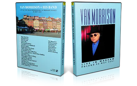 Artwork Cover of Van Morrison 2001-05-25 DVD Warsaw Proshot