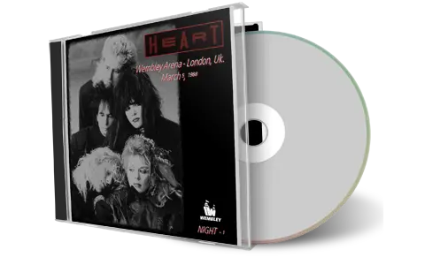 Artwork Cover of Heart 1988-03-05 CD London Audience