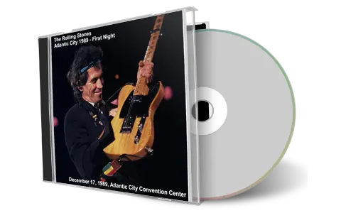 Artwork Cover of Rolling Stones 1989-12-17 CD Atlantic City Audience