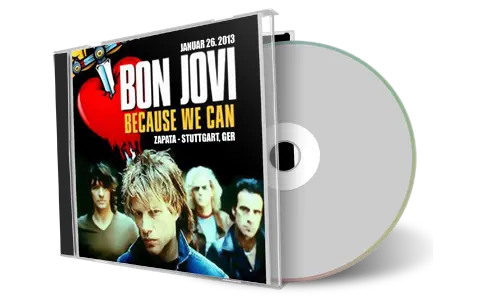 Artwork Cover of Bon Jovi 2013-01-26 CD Stuttgart Soundboard