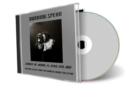 Artwork Cover of Burning Spear 1988-04-09 CD Miami Soundboard