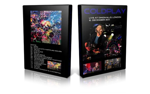Artwork Cover of Coldplay 2011-12-06 DVD London Proshot