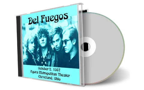 Artwork Cover of Del Fuegos 1987-10-02 CD Cleveland Audience