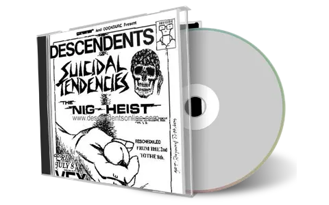 Artwork Cover of Descendents 1983-07-08 CD Los Angeles Audience