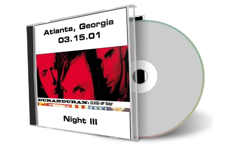 Artwork Cover of Duran Duran 2001-03-15 CD Atlanta Audience