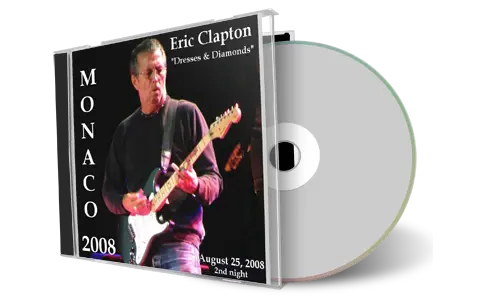 Artwork Cover of Eric Clapton 2008-08-23 CD Monte Carlo Audience