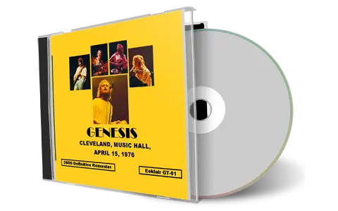 Artwork Cover of Genesis 1976-04-15 CD Cleveland Soundboard