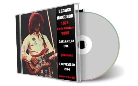 Artwork Cover of George Harrison 1974-11-08 CD Oakland Audience