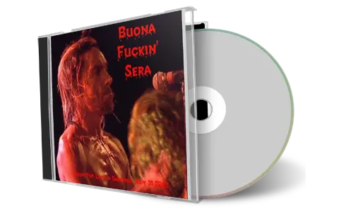 Artwork Cover of Iggy Pop 2002-07-31 CD Sardinia Soundboard