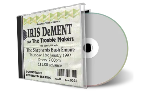 Artwork Cover of Iris DeMent 1997-01-23 CD London Audience