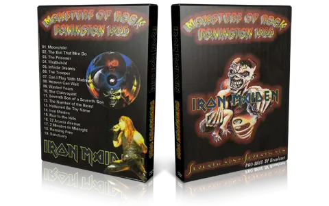 Artwork Cover of Iron Maiden Compilation DVD Donington 1988 Proshot