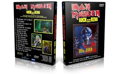 Artwork Cover of Iron Maiden Compilation DVD Rock Am Ring 2003 Proshot