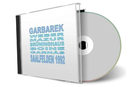 Artwork Cover of Jan Garbarek 1992-08-30 CD Saalfelden Soundboard