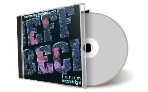 Artwork Cover of Jeff Beck 2009-02-07 CD Tokyo Soundboard