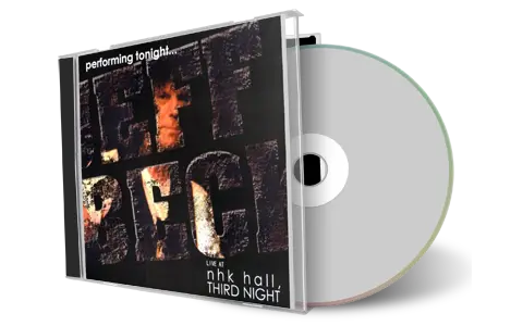 Artwork Cover of Jeff Beck 2009-02-09 CD Tokyo Soundboard