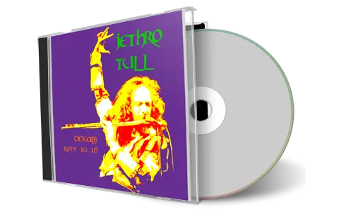 Artwork Cover of Jethro Tull 1975-10-16 CD Dekalb Audience