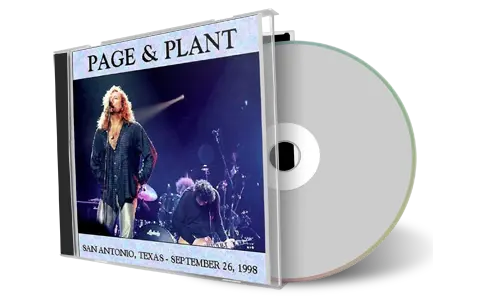 Artwork Cover of Jimmy Page and Robert Plant 1998-09-26 CD San Antonio Audience