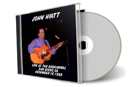 Artwork Cover of John Hiatt 1988-12-16 CD San Diego Soundboard