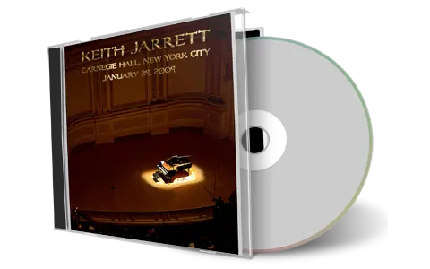 Artwork Cover of Keith Jarrett 2009-01-29 CD Carnegie hall Audience
