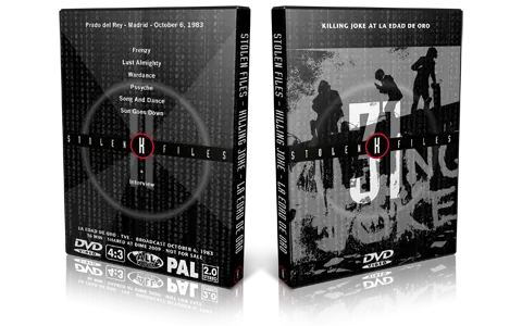 Artwork Cover of Killing Joke 1983-10-06 DVD Madrid Proshot