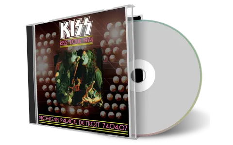 Artwork Cover of KISS 1974-04-07 CD Detroit Soundboard