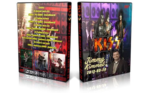Artwork Cover of KISS Compilation DVD Jimmy Kimmel 2012 Proshot