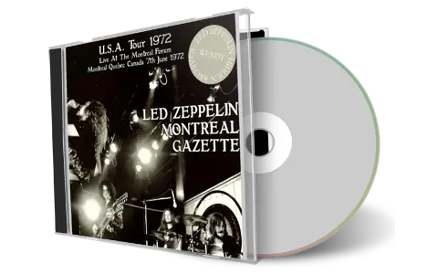 Artwork Cover of Led Zeppelin 1972-06-07 CD Montreal Audience