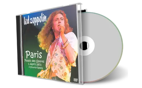 Artwork Cover of Led Zeppelin 1973-04-01 CD Paris Audience