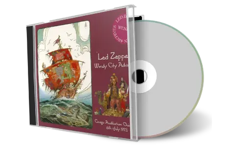 Artwork Cover of Led Zeppelin 1973-07-06 CD Chicago Soundboard