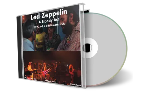 Artwork Cover of Led Zeppelin 1973-07-23 CD Baltimore Audience