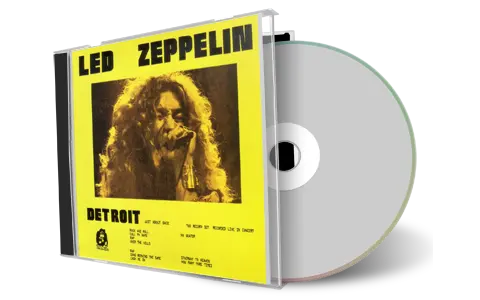 Artwork Cover of Led Zeppelin 1975-01-31 CD Detroit Audience
