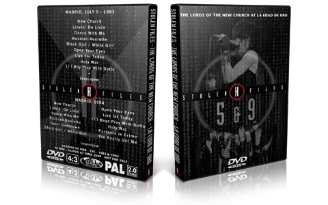 Artwork Cover of Lords Of The New Church 1983-07-05 DVD Madrid Proshot