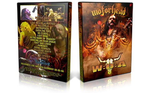 Artwork Cover of Motorhead 2006-08-05 DVD Wacken Proshot