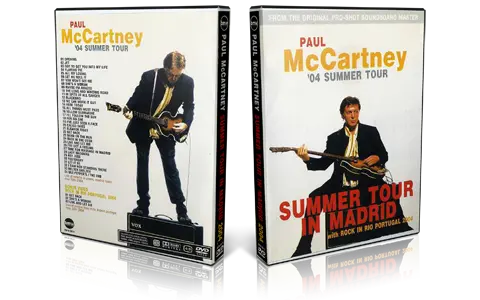Artwork Cover of Paul McCartney 2004-05-30 DVD Madrid Proshot