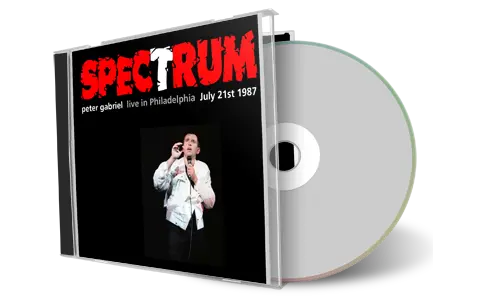 Artwork Cover of Peter Gabriel 1987-07-21 CD Philadelphia Soundboard