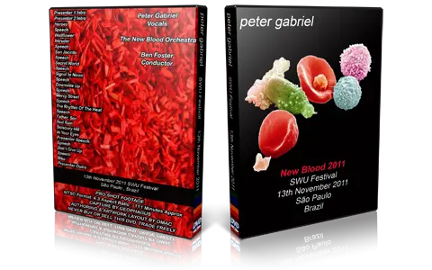 Artwork Cover of Peter Gabriel 2011-11-13 DVD SWU Proshot